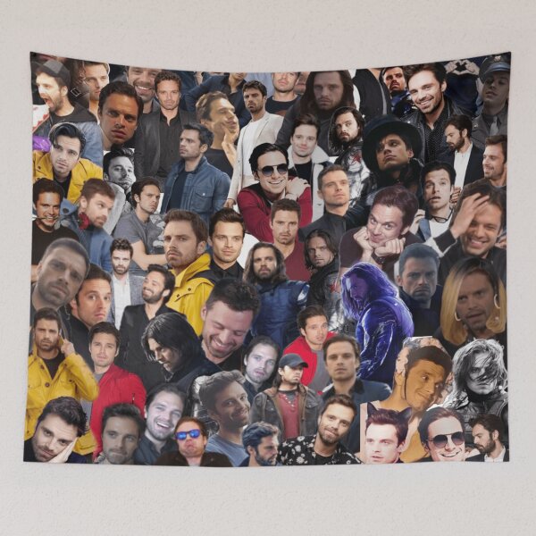 Item preview, Sebastian Stan college Art designed and sold by haxtonilnilesx.