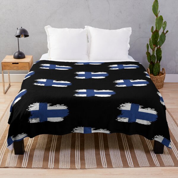 Item preview, Finland - national flag, brush effect designed and sold by Mohja-Design.