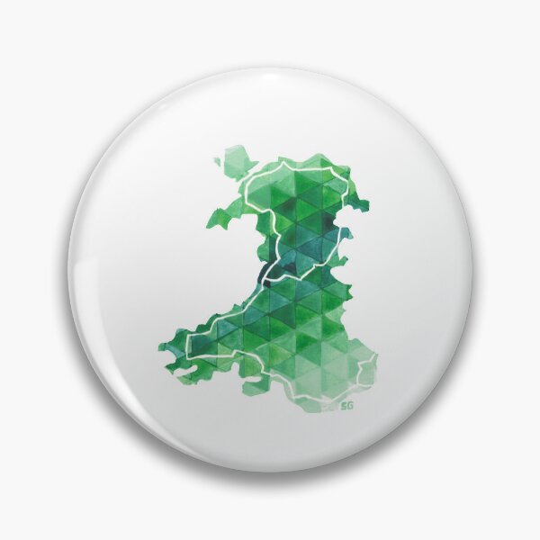 Item preview, Wales Map Sticker designed and sold by SharlaPaints.