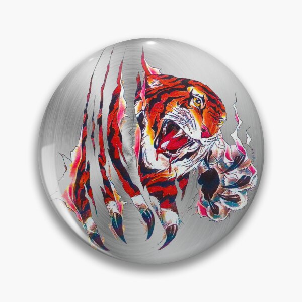 Item preview, fwc 0142 tatoo feline leopard tiger designed and sold by fred chiea.