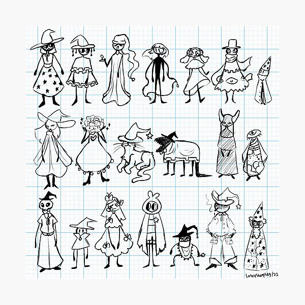 Item preview, The Wizard Council  designed and sold by LonelySheeples.