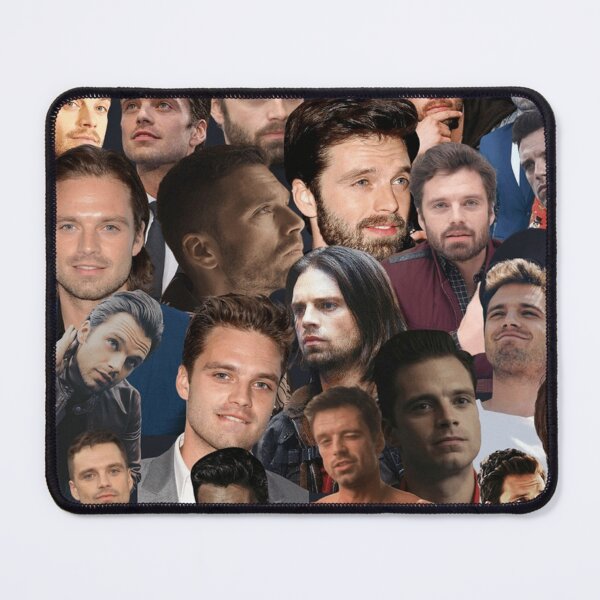 Item preview, Sebastian Stan photo collage Handsome Guy designed and sold by haxtonilnilesx.