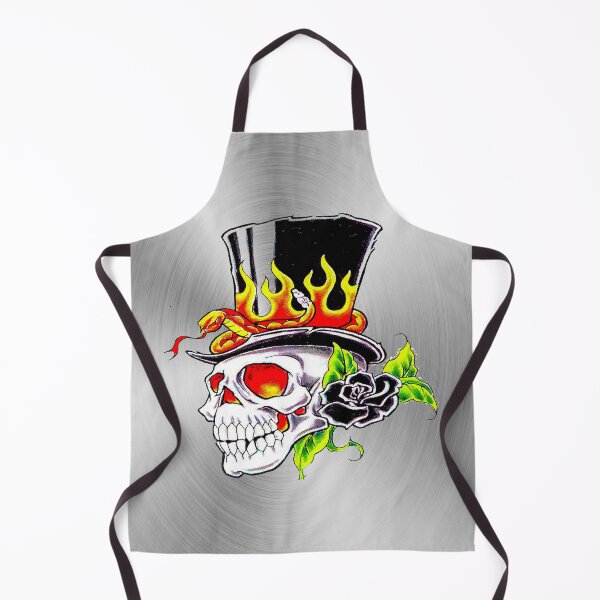 Item preview, fwc 0134 tatoo skull fire designed and sold by fred chiea.