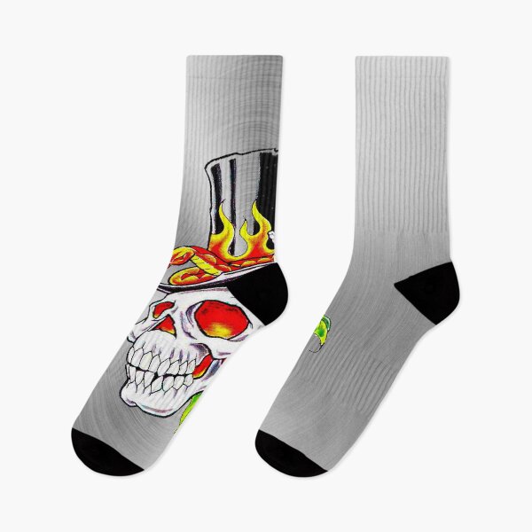 Item preview, fwc 0134 tatoo skull fire designed and sold by fred chiea.
