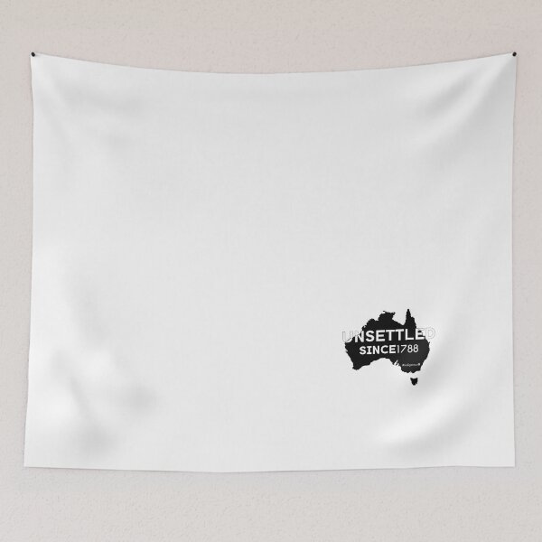 Item preview, Unsettled Since 1788 (black version)  designed and sold by IndigenousX.