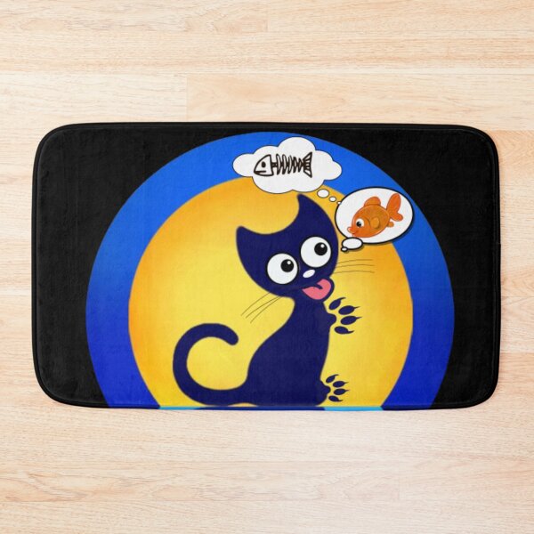 Item preview, Halloween Cat and Fish designed and sold by Artistic Mind.
