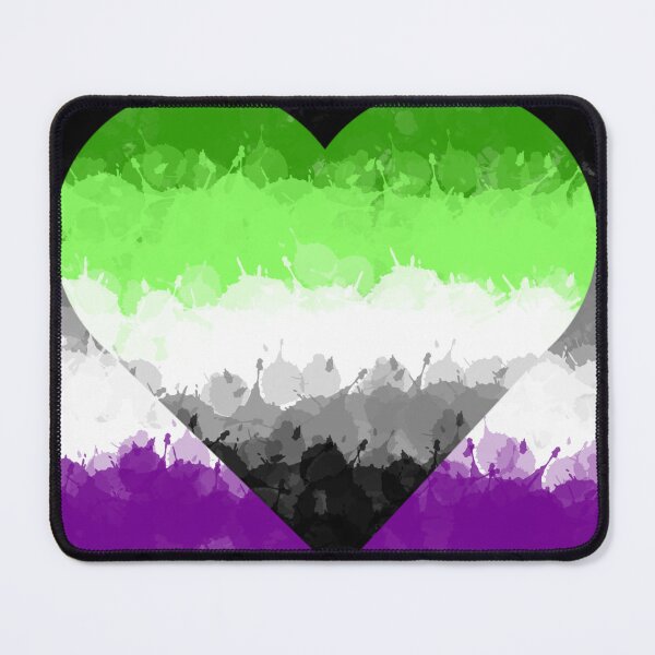 Item preview, LGBTQ+ Asexual/Aromantic Pride Flag designed and sold by DuckvilleStudio.