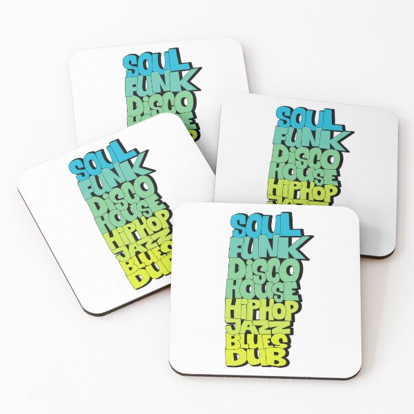 Item preview, Soul Funk Disco House. Funky music genre design. shades of blue. designed and sold by Boogosh.