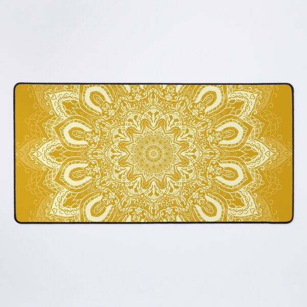 Item preview, Boho Mustard Yellow Mandala Flower designed and sold by Eng-Sun.