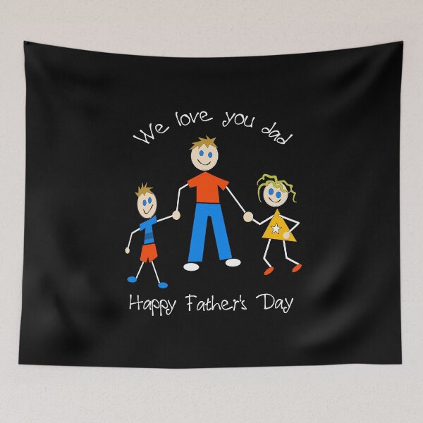 Item preview, We Love You Dad boy girl designed and sold by Aurorapod.