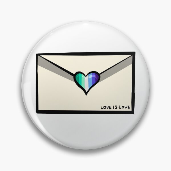 Item preview, Trans Inclusive Gay Men Love Is Love Envelope designed and sold by CJ Vanderbeek.