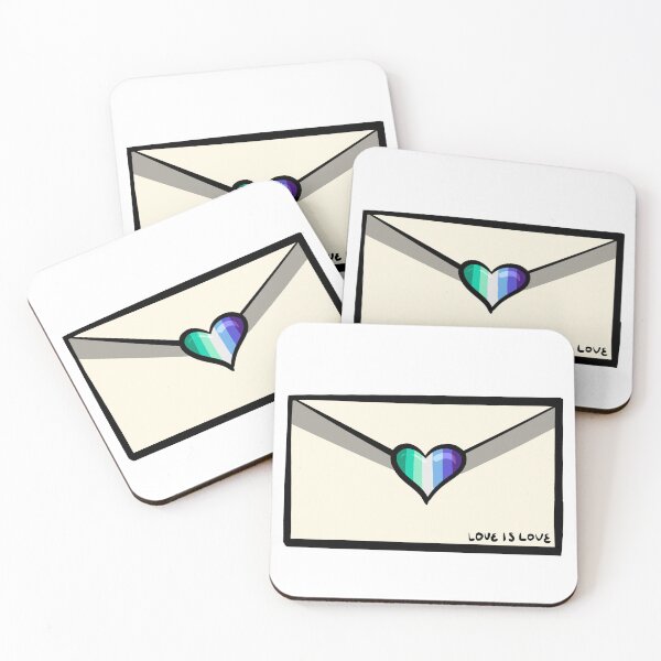 Item preview, Trans Inclusive Gay Men Love Is Love Envelope designed and sold by CJ Vanderbeek.