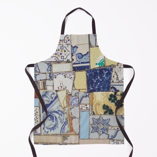 Item preview, Broken decorative ceramic tiles patchwork designed and sold by Anna Lemos.