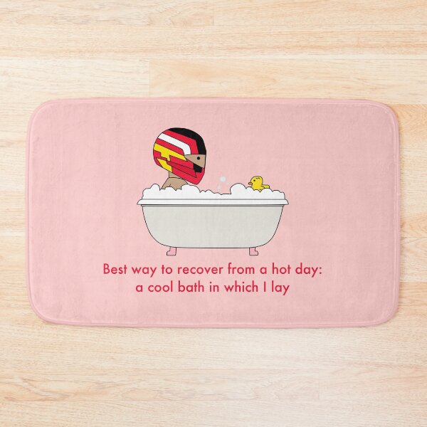 Item preview, A Bath and A Rubber Duck - F1 motorsport driver - DoodleAndDrive designed and sold by DoodleAndDrive.