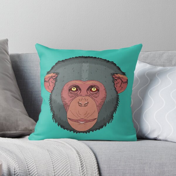 Monkey Throw Pillow
