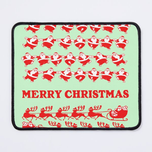 Item preview, Vintage Santa Claus Dancing Christmas Pattern red designed and sold by Anna Lemos.