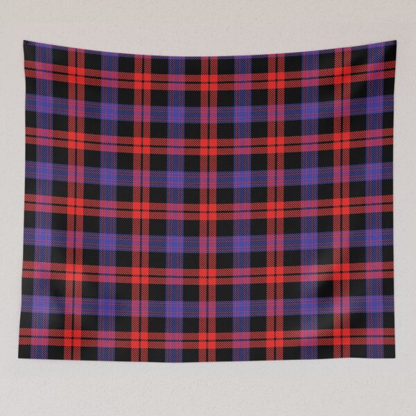 Item preview, Retro Fired Up Plaid Tartan Pattern designed and sold by 89BLACK.