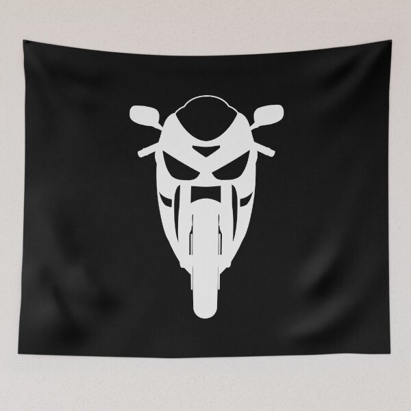 Item preview, Kawasaki ZX6R Ninja white silhouette front best t-shirt design designed and sold by EdimDesign.
