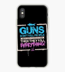 Guns Don't Kill People iPhone Case
