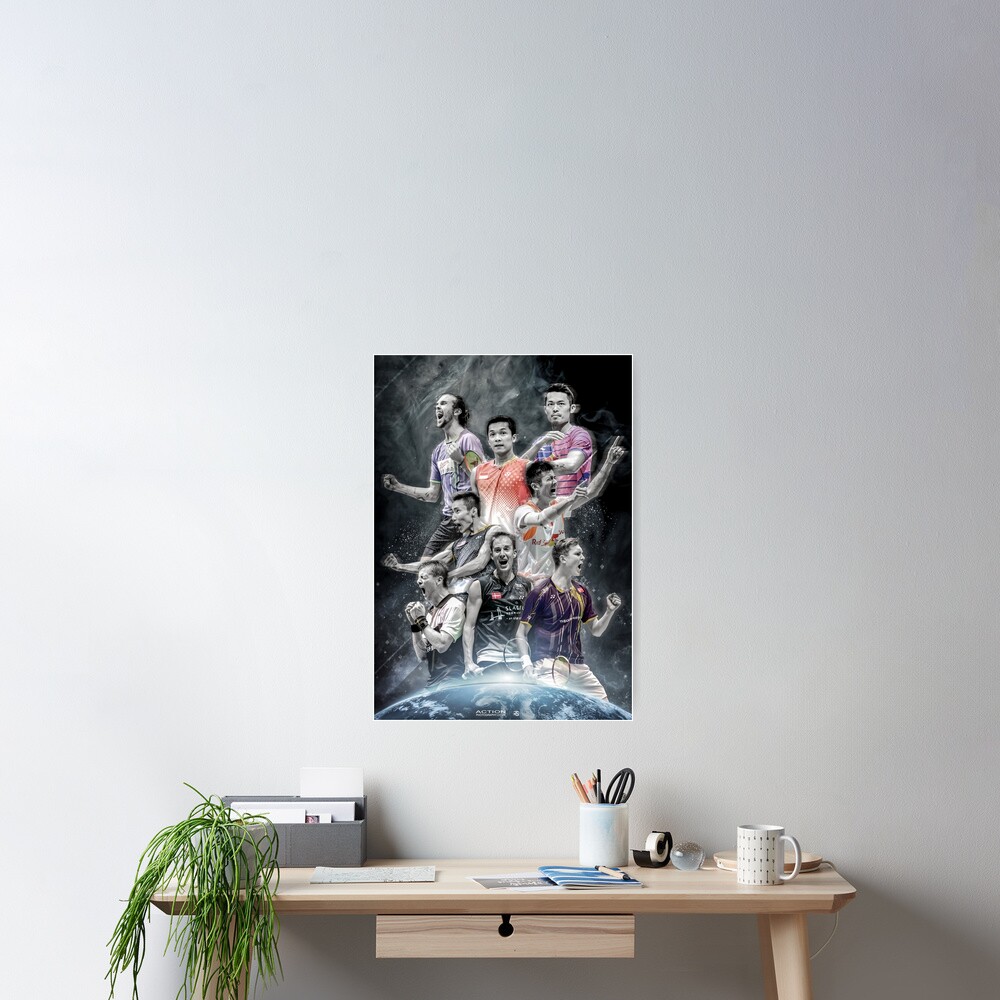 Badminton Legends Edit Poster