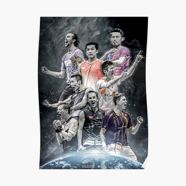 Badminton Legends Edit Poster