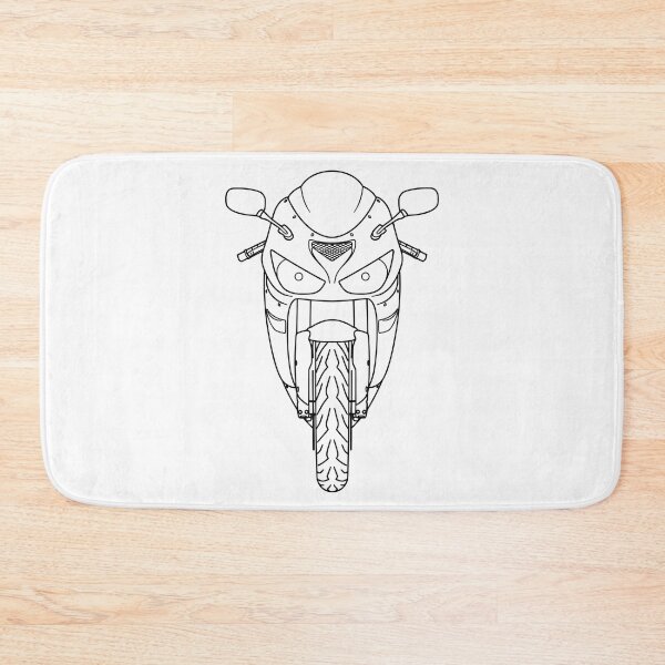 Artikelvorschau, Kawasaki ZX6R Ninja schwarze Linien vorne, bestes T-Shirt-Design entworfen und verkauft von EdimDesign.