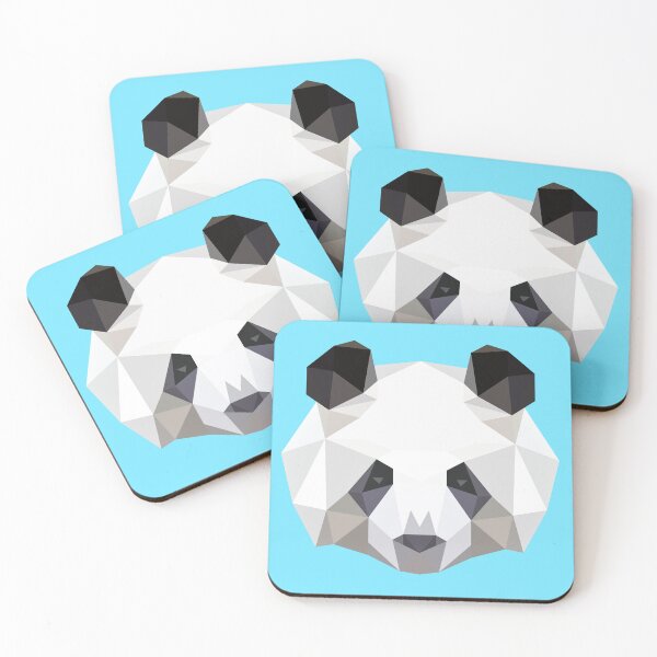 Item preview, Panda Bear Face - Polygon Art designed and sold by TheEndlessStore.