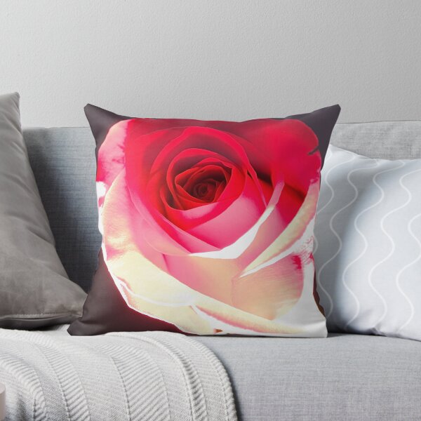 The Rose Throw Pillow