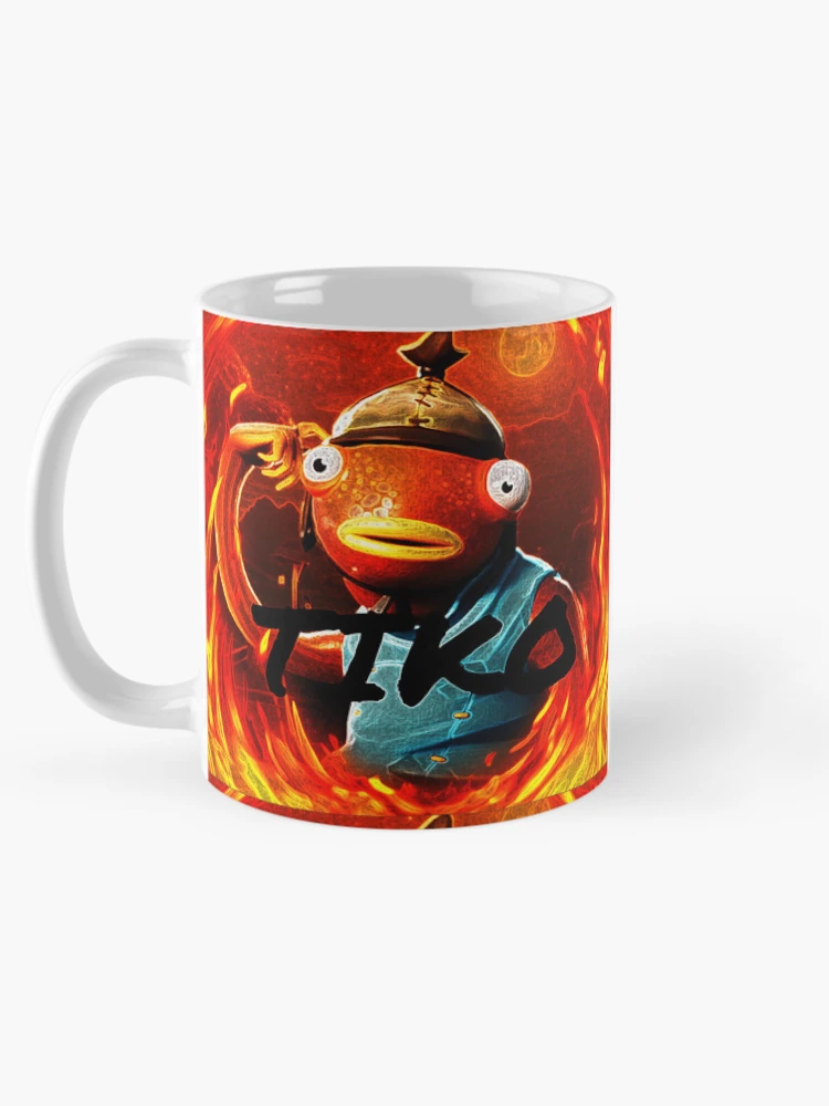 Thumbnail 5 of 6, Coffee Mug, Orange Fishy Tikko designed and sold by Raeex.