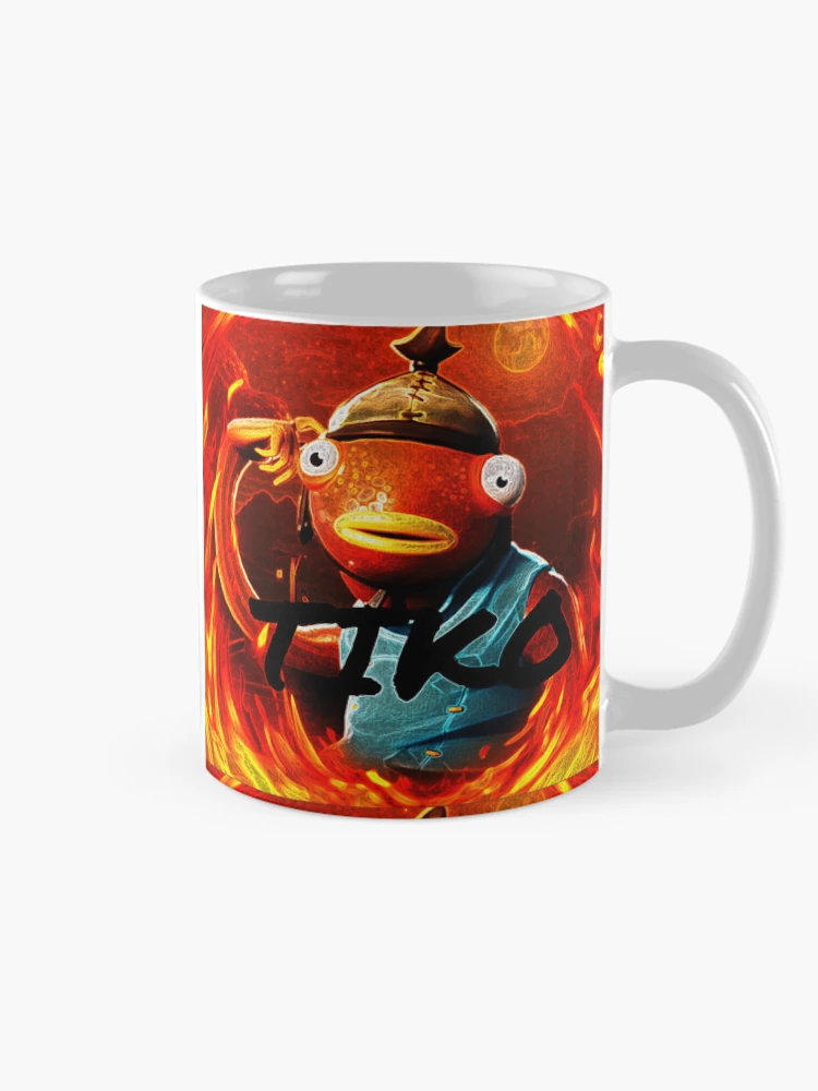 Thumbnail 3 of 6, Coffee Mug, Orange Fishy Tikko designed and sold by Raeex.