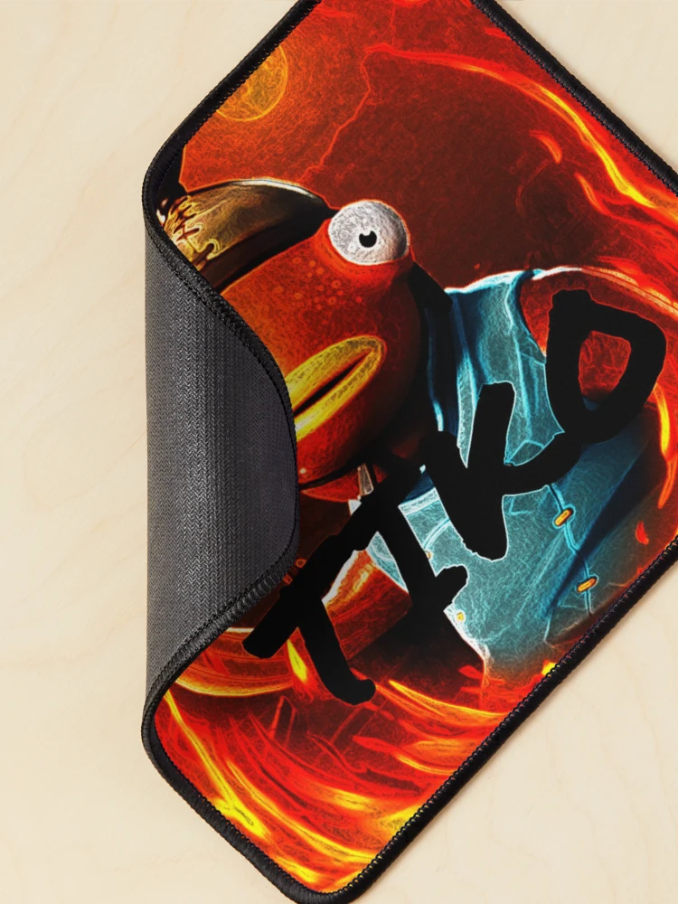 Thumbnail 2 of 5, Mouse Pad, Orange Fishy Tikko designed and sold by Raeex.