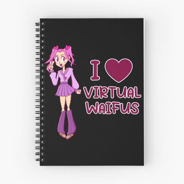 Item preview, I Heart Virtual Waifus designed and sold by WaddlingTech.