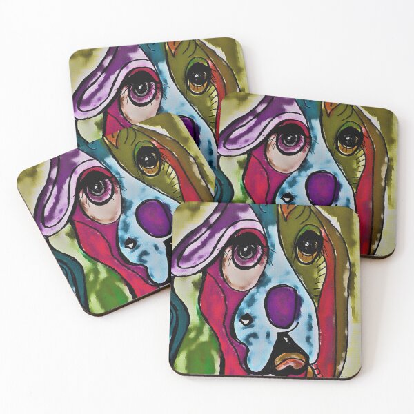 Item preview, Color Block Beagle designed and sold by EloiseArt.