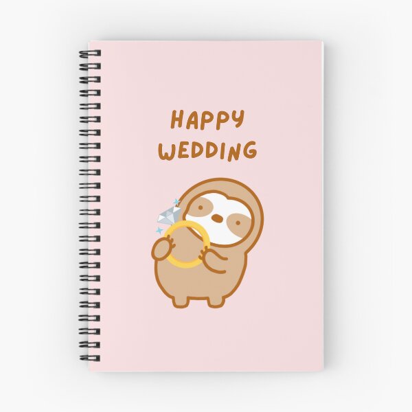 Item preview, Happy Wedding Sloth designed and sold by theslothinme.