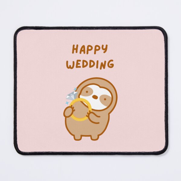 Item preview, Happy Wedding Sloth designed and sold by theslothinme.