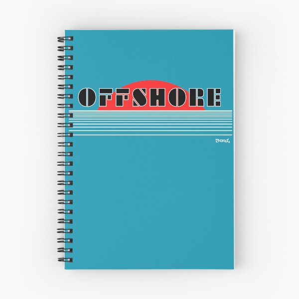 Item preview, OFFSHORE -  RED/BLACK/WHITE. CALM SEA VERSION. designed and sold by 5hertz.