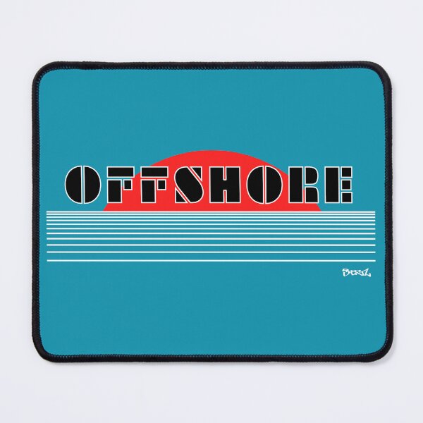 Item preview, OFFSHORE -  RED/BLACK/WHITE. CALM SEA VERSION. designed and sold by 5hertz.