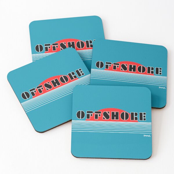 Item preview, OFFSHORE -  RED/BLACK/WHITE. CALM SEA VERSION. designed and sold by 5hertz.