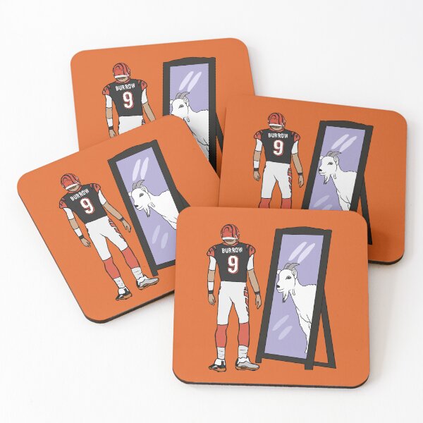 Item preview, Joe Burrow Mirror GOAT designed and sold by RatTrapTees.