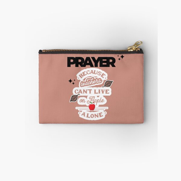 Item preview, Prayer, Because Teachers Can't Live on Apple Alone - Pink and Black  designed and sold by TheReporter1.