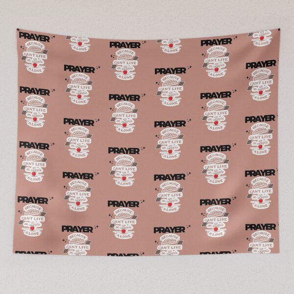Item preview, Prayer, Because Teachers Can't Live on Apple Alone - Pink and Black  designed and sold by TheReporter1.