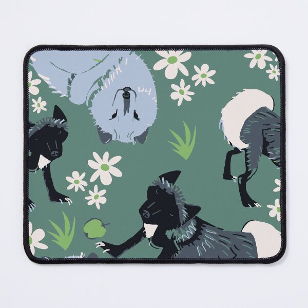 Item preview, Arctic Fox vector art teal designed and sold by EskTuulispaa.
