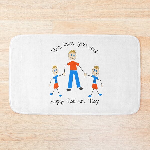 Item preview, We Love You Dad 2 boys designed and sold by Aurorapod.