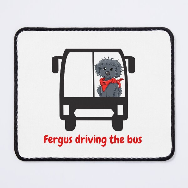 Item preview, Dog Driving A Bus, I Love My Doodle designed and sold by SportyDogShop.