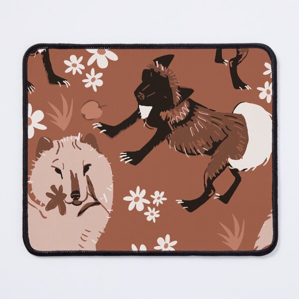 Item preview, Arctic Fox vector art warm brown designed and sold by EskTuulispaa.