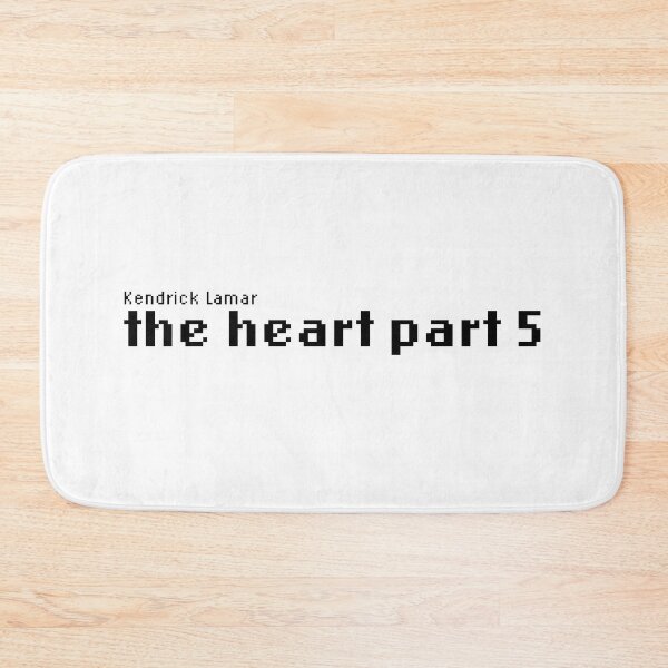 Item preview, The Heart Part 5 word art - Kendrick Lamar designed and sold by VitaminRed.