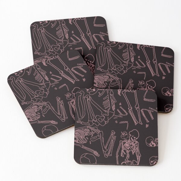 Item preview, Skeleton pattern on black designed and sold by Aisling Tierney.