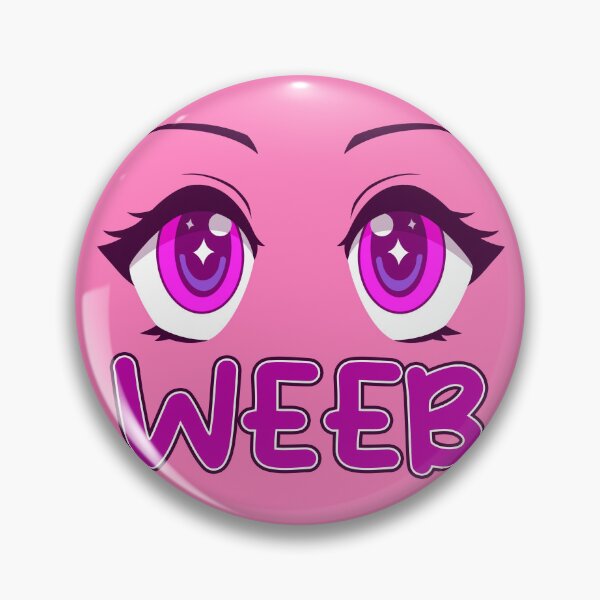 Item preview, Weeb Anime Eyes - Pink designed and sold by WaddlingTech.