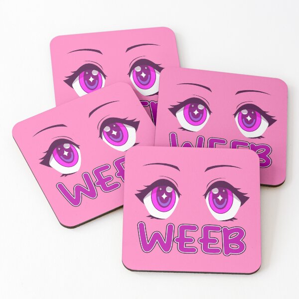 Item preview, Weeb Anime Eyes - Pink designed and sold by WaddlingTech.