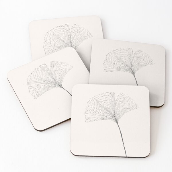 Item preview, Textured Gingko Leaf Print designed and sold by houseplantbabe.